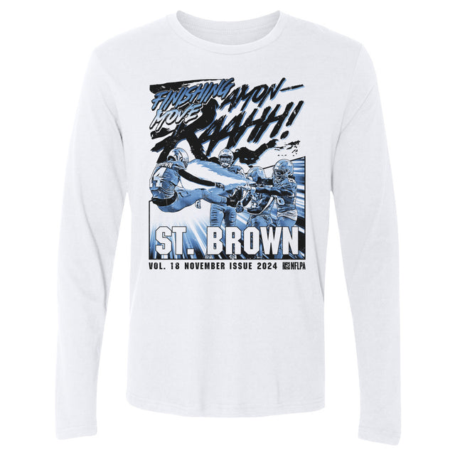 Amon-Ra St. Brown Men's Long Sleeve T-Shirt | 500 LEVEL
