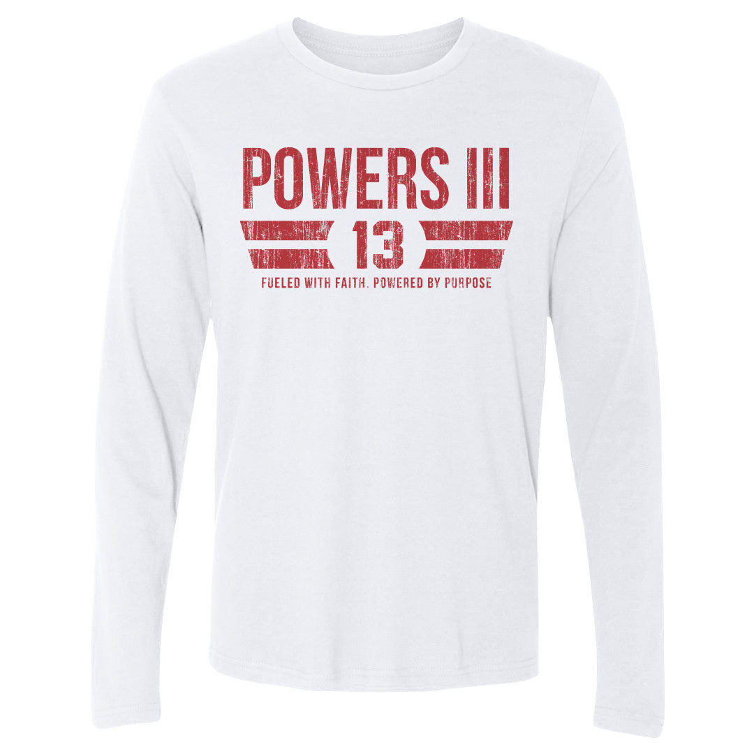 Reggie Powers III Men's Long Sleeve T-Shirt | 500 LEVEL