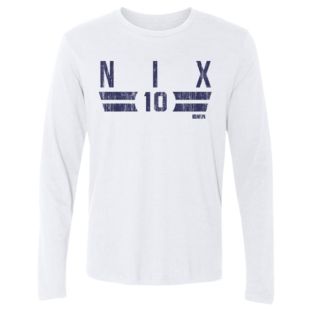 Bo Nix Men's Long Sleeve T-Shirt | 500 LEVEL