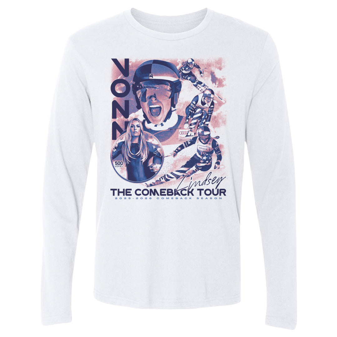 Lindsey Vonn Men's Long Sleeve T-Shirt | 500 LEVEL