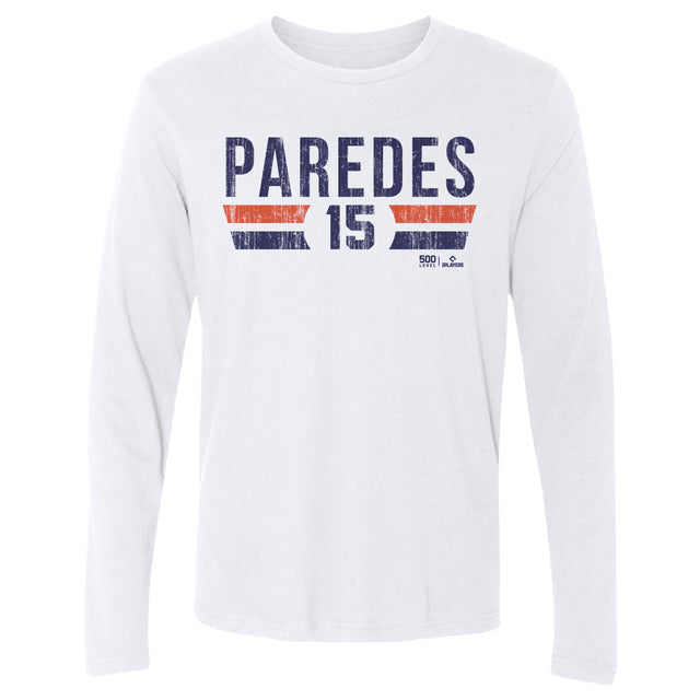 Isaac Paredes Men's Long Sleeve T-Shirt | 500 LEVEL