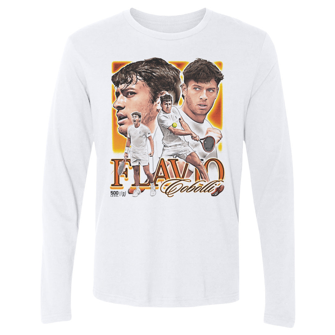 Flavio Cobolli Men's Long Sleeve T-Shirt | 500 LEVEL