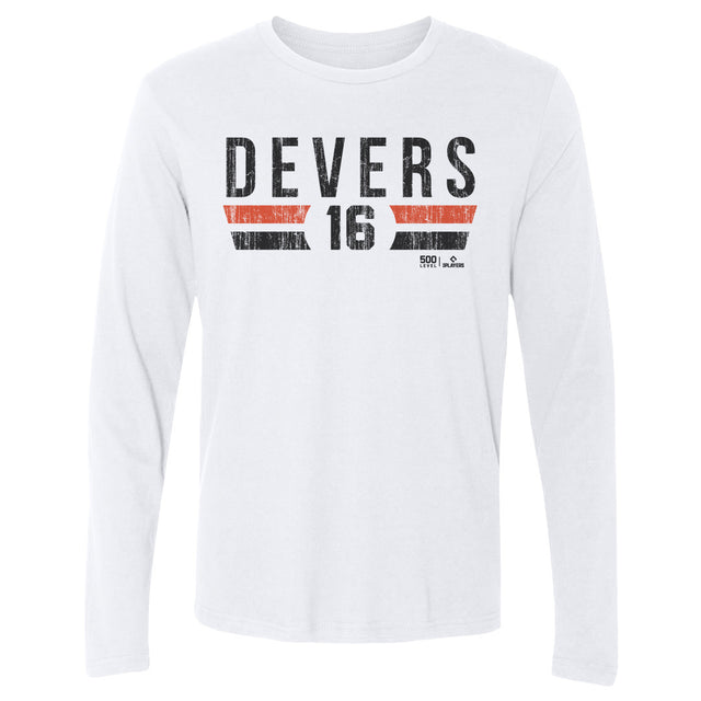 Rafael Devers Men's Long Sleeve T-Shirt | 500 LEVEL