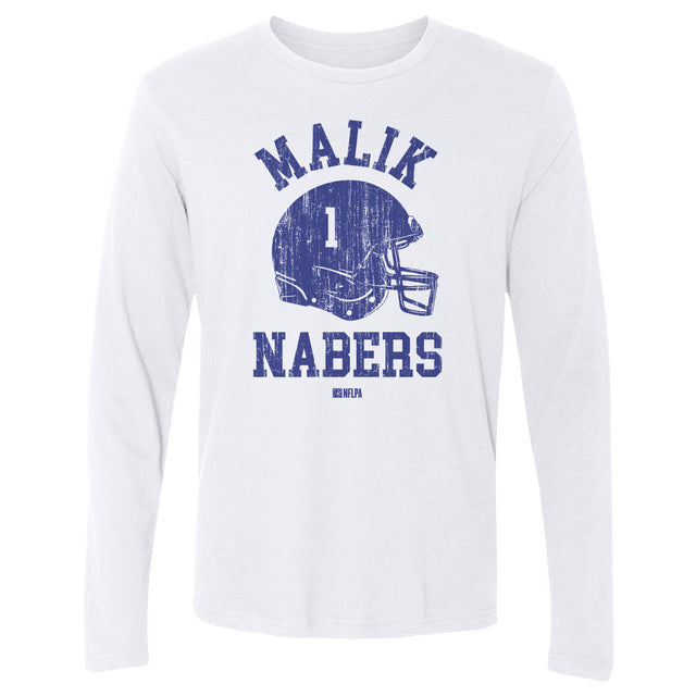 Malik Nabers Men's Long Sleeve T-Shirt | 500 LEVEL