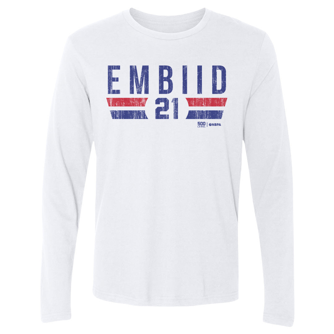 Joel Embiid Men's Long Sleeve T-Shirt | 500 LEVEL