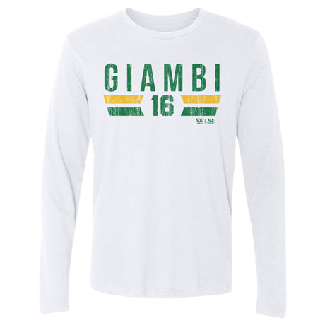 Jason Giambi Men's Long Sleeve T-Shirt | 500 LEVEL