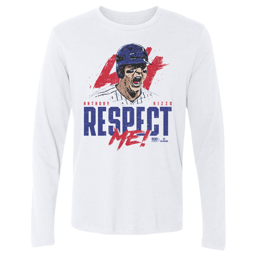 Anthony Rizzo Men's Long Sleeve T-Shirt | 500 LEVEL