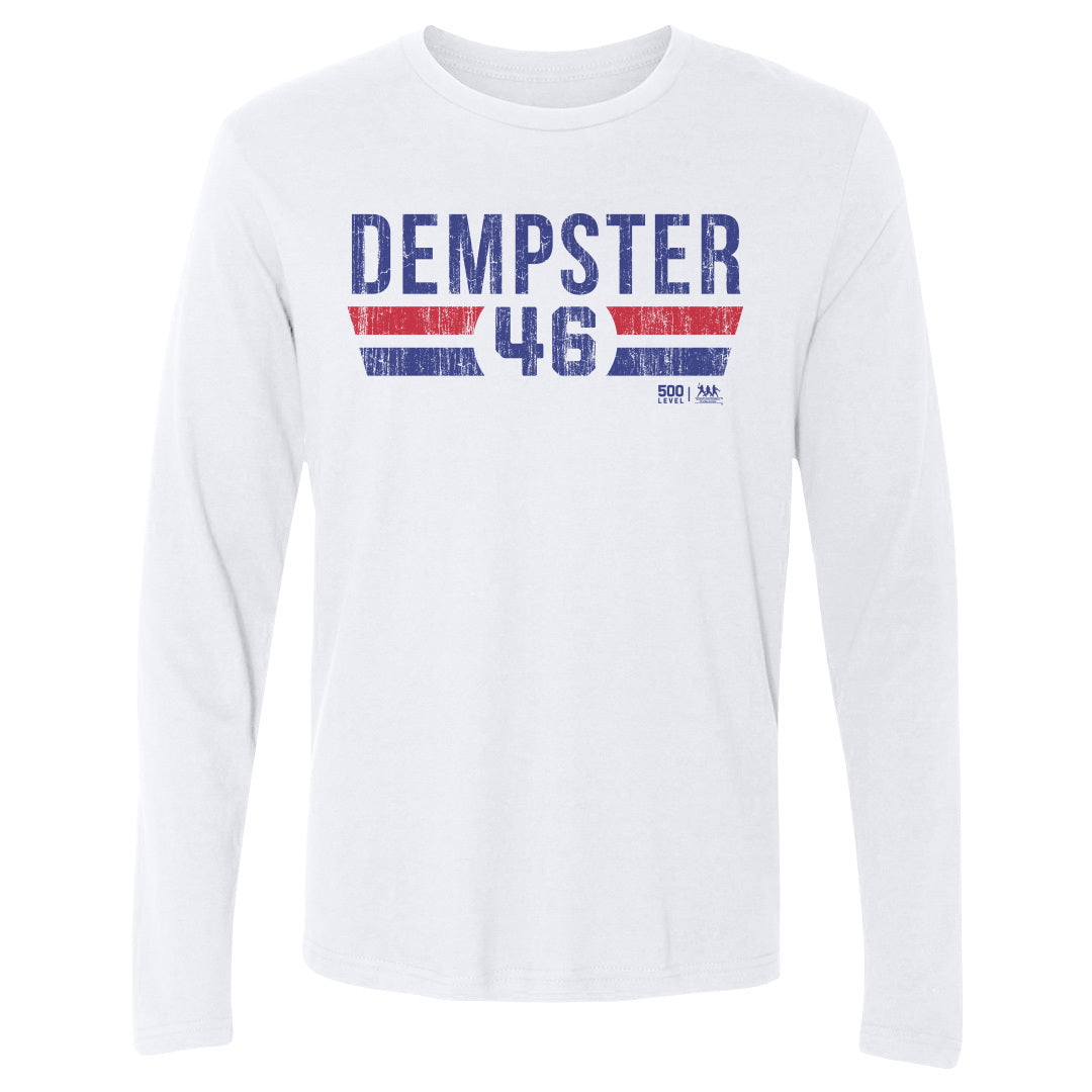 Ryan Dempster Men's Long Sleeve T-Shirt | 500 LEVEL