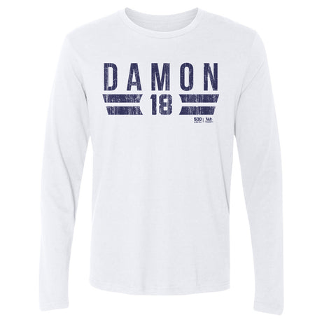 Johnny Damon Men's Long Sleeve T-Shirt | 500 LEVEL