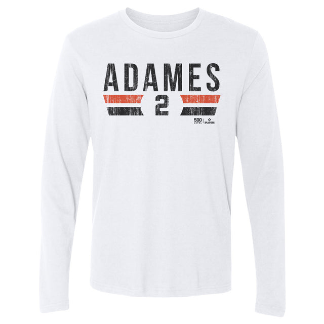 Willy Adames Men's Long Sleeve T-Shirt | 500 LEVEL