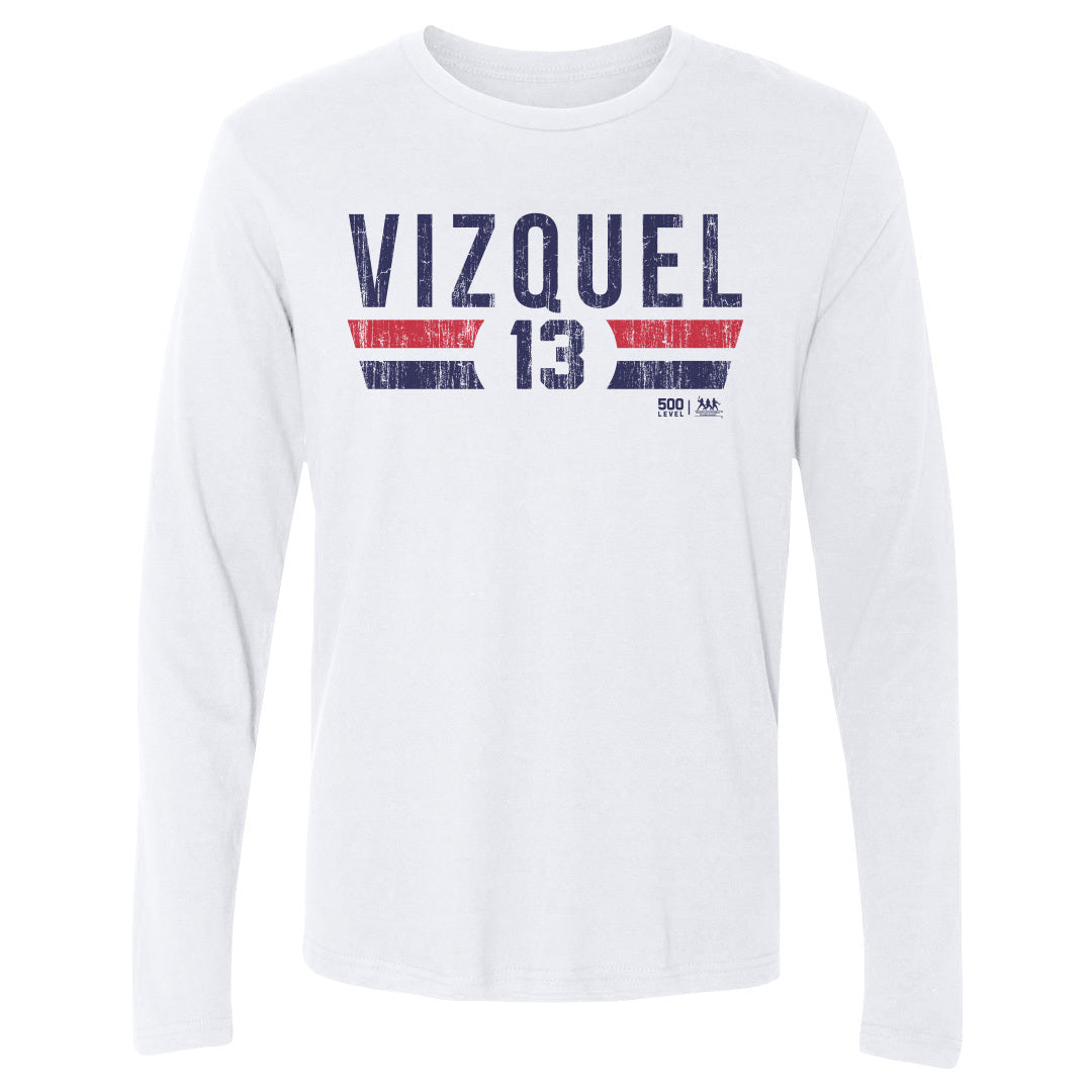 Omar Vizquel Men's Long Sleeve T-Shirt | 500 LEVEL