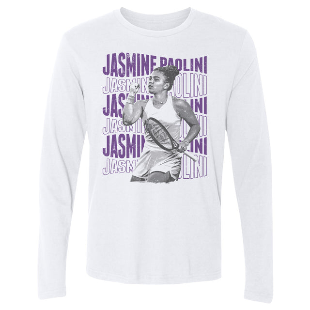 Jasmine Paolini Men's Long Sleeve T-Shirt | 500 LEVEL