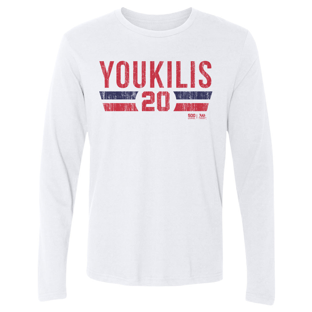 Kevin Youkilis Men's Long Sleeve T-Shirt | 500 LEVEL