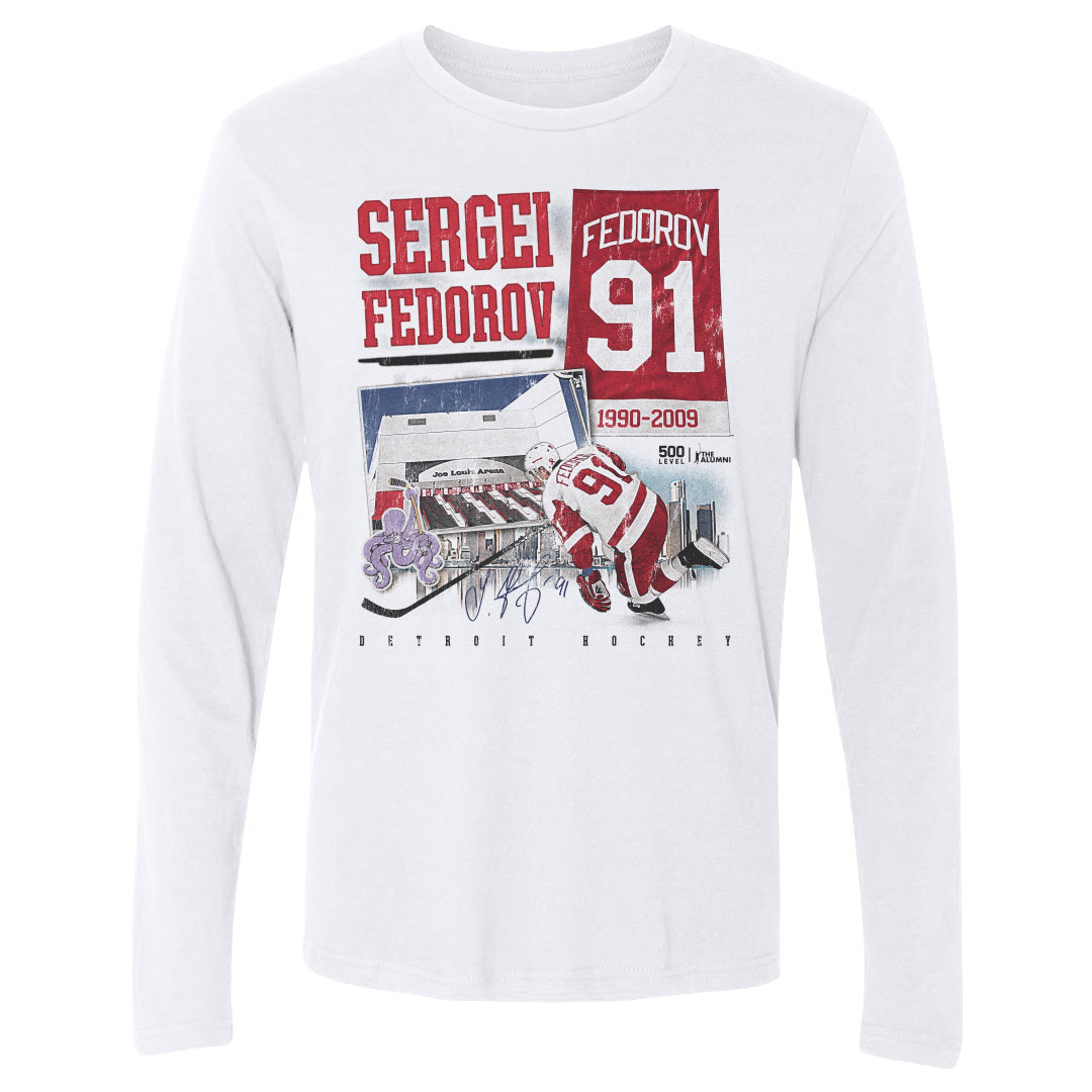 Sergei Fedorov Men's Long Sleeve T-Shirt | 500 LEVEL