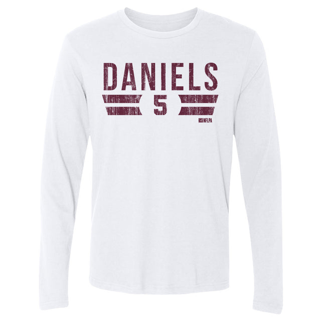 Jayden Daniels Men's Long Sleeve T-Shirt | 500 LEVEL