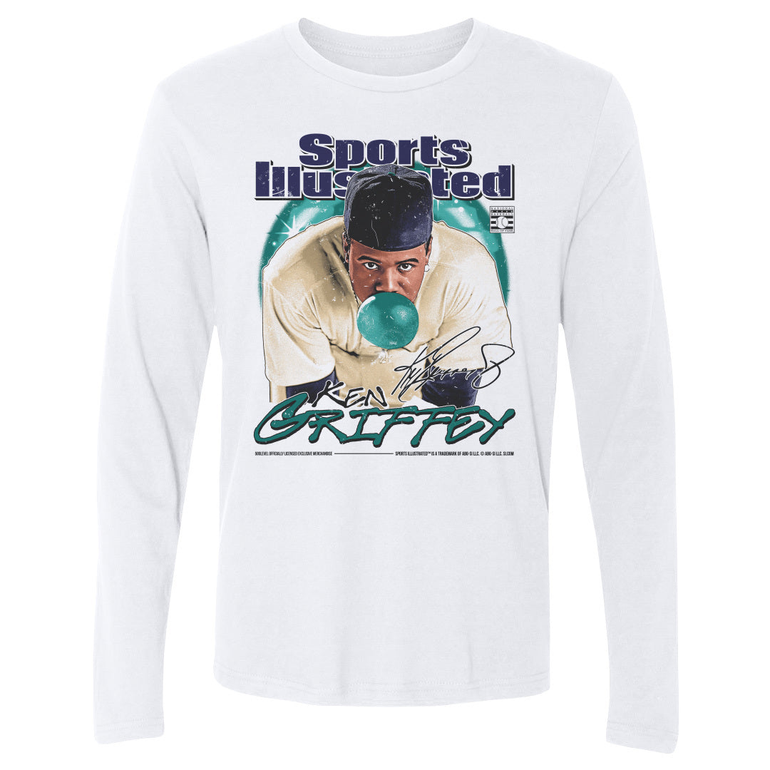 Ken Griffey Jr. Men's Long Sleeve T-Shirt | 500 LEVEL