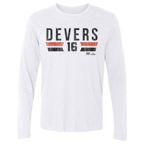 Rafael Devers Men's Long Sleeve T-Shirt | 500 LEVEL