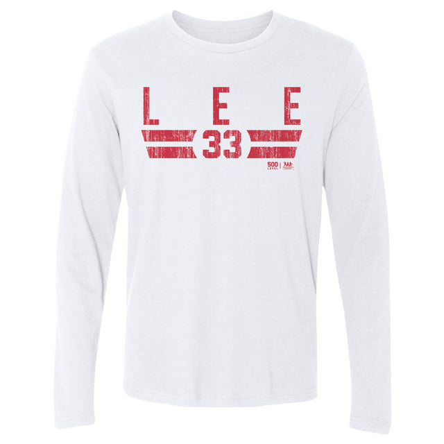 Cliff Lee Men's Long Sleeve T-Shirt | 500 LEVEL