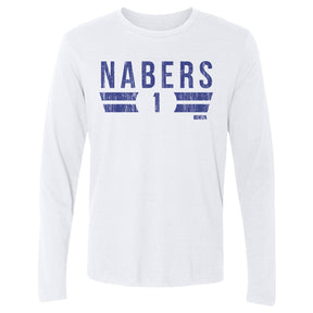 Malik Nabers Men's Long Sleeve T-Shirt | 500 LEVEL