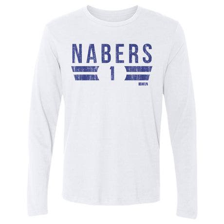 Malik Nabers Men's Long Sleeve T-Shirt | 500 LEVEL
