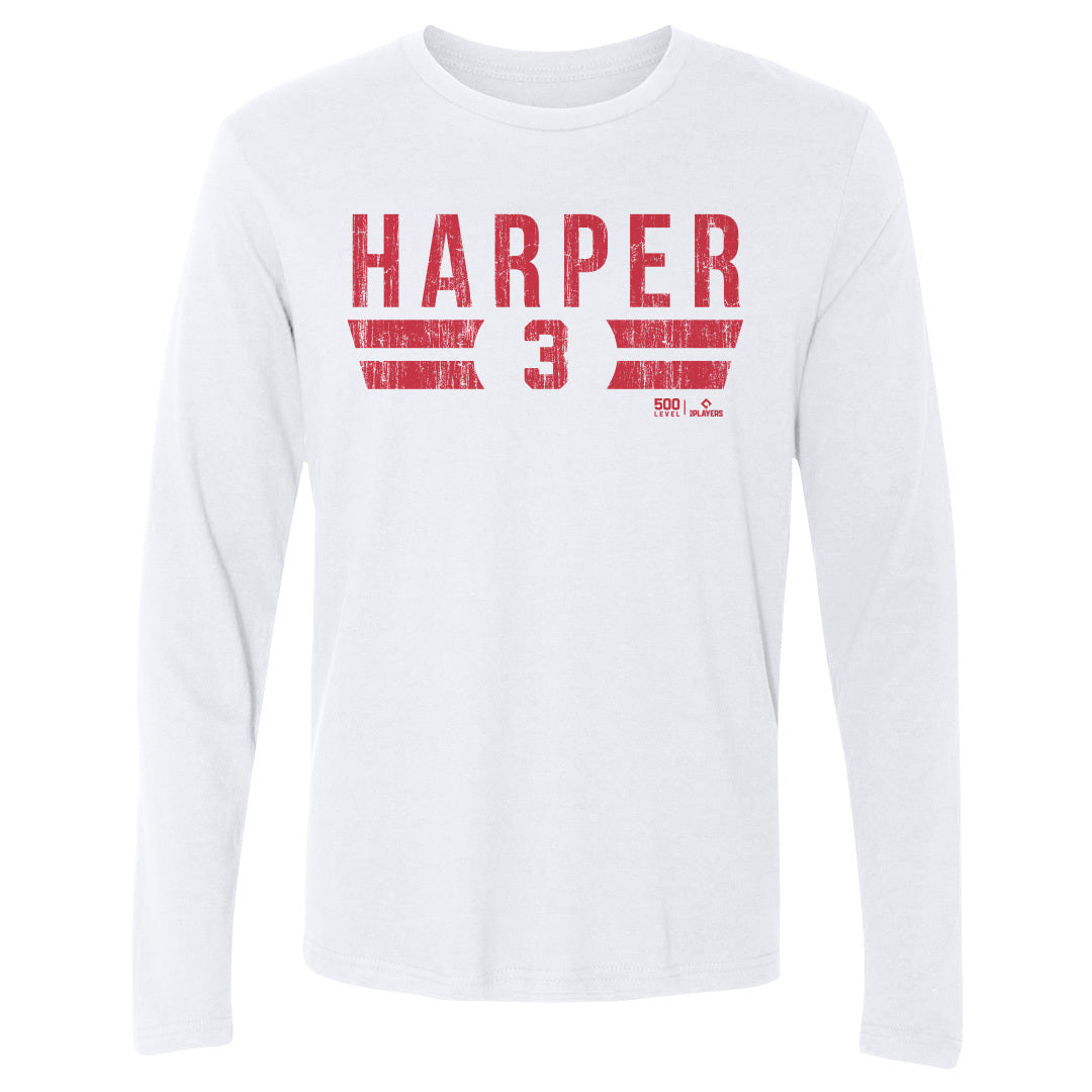 Bryce Harper Men's Long Sleeve T-Shirt | 500 LEVEL