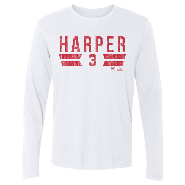 Bryce Harper Men's Long Sleeve T-Shirt | 500 LEVEL