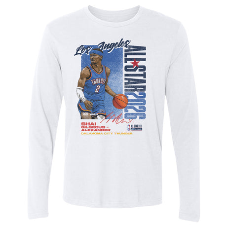 Shai Gilgeous-Alexander Men's Long Sleeve T-Shirt | 500 LEVEL
