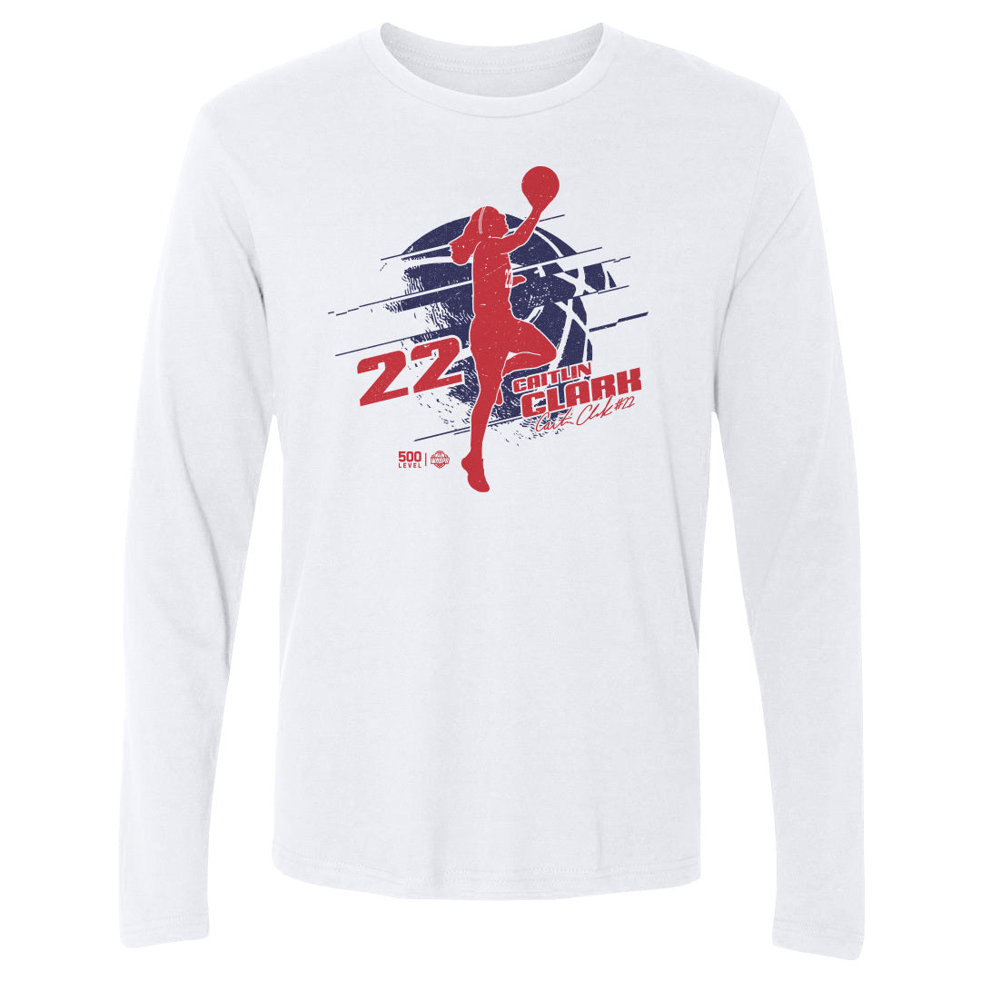 Caitlin Clark Men's Long Sleeve T-Shirt | 500 LEVEL