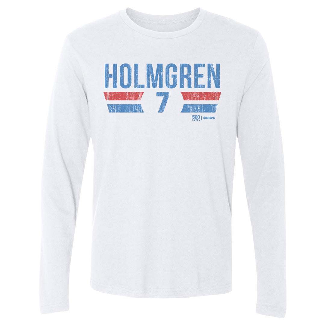 Chet Holmgren Men's Long Sleeve T-Shirt | 500 LEVEL