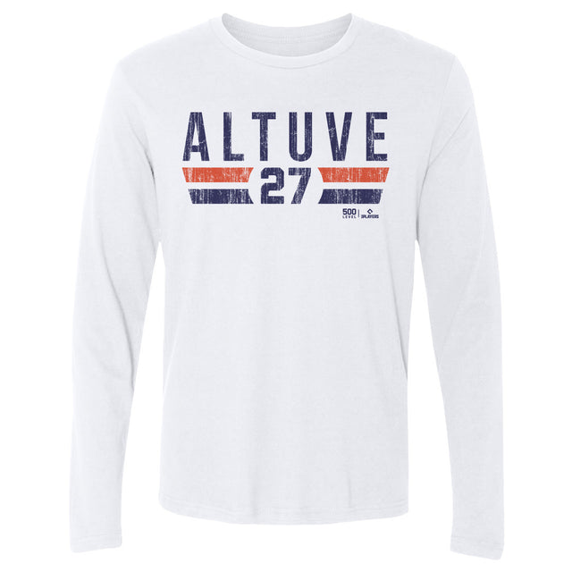 Jose Altuve Men's Long Sleeve T-Shirt | 500 LEVEL