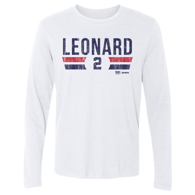 Kawhi Leonard Men's Long Sleeve T-Shirt | 500 LEVEL