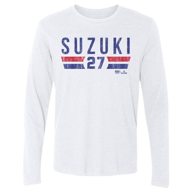 Seiya Suzuki Men's Long Sleeve T-Shirt | 500 LEVEL