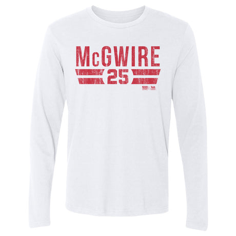 Mark McGwire Men's Long Sleeve T-Shirt | 500 LEVEL