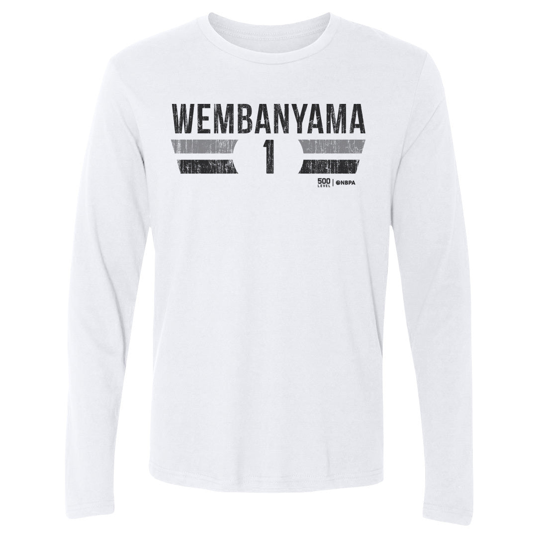 Victor Wembanyama Men's Long Sleeve T-Shirt | 500 LEVEL