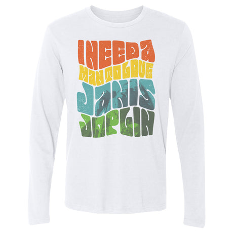 Janis Joplin Men's Long Sleeve T-Shirt | 500 LEVEL