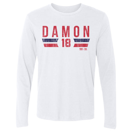 Johnny Damon Men's Long Sleeve T-Shirt | 500 LEVEL