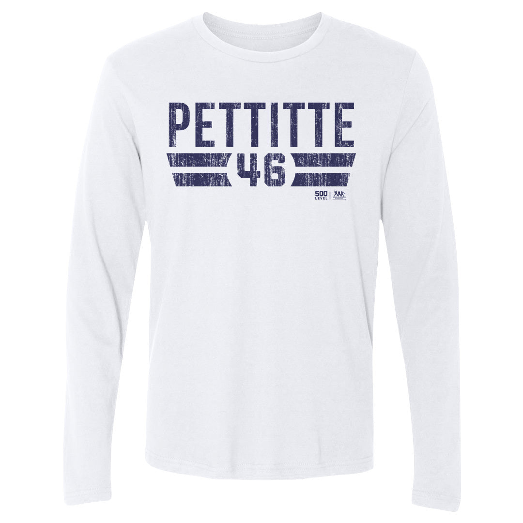 Andy Pettitte Men's Long Sleeve T-Shirt | 500 LEVEL