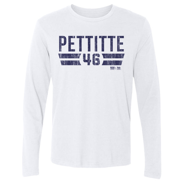 Andy Pettitte Men's Long Sleeve T-Shirt | 500 LEVEL