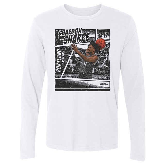 Shaedon Sharpe Men's Long Sleeve T-Shirt | 500 LEVEL