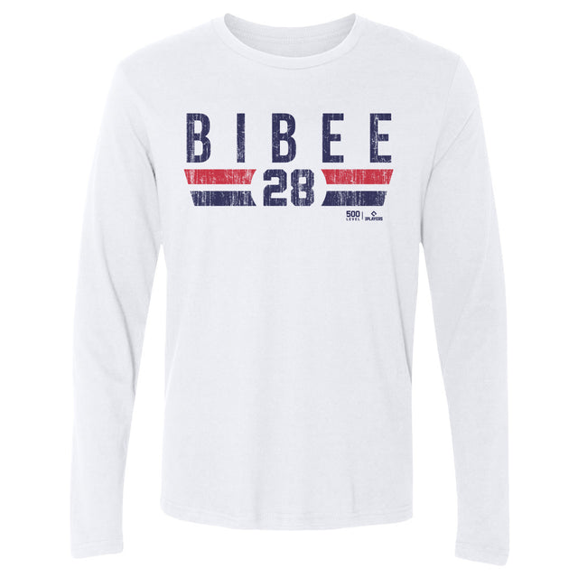 Tanner Bibee Men's Long Sleeve T-Shirt | 500 LEVEL
