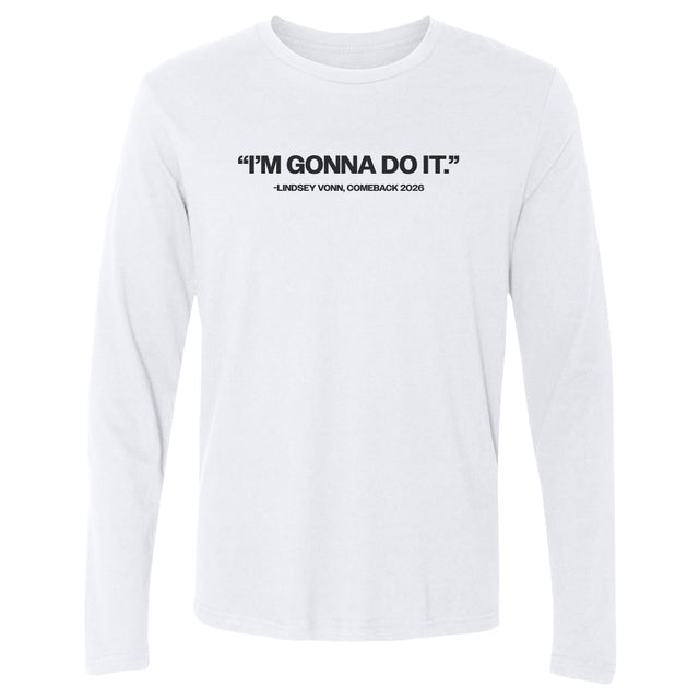 Lindsey Vonn Men's Long Sleeve T-Shirt | 500 LEVEL