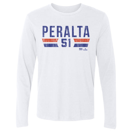 Freddy Peralta Men's Long Sleeve T-Shirt | 500 LEVEL