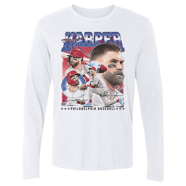 Bryce Harper Men's Long Sleeve T-Shirt | 500 LEVEL