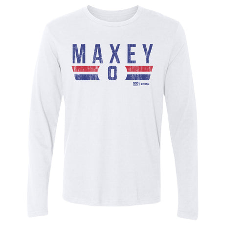 Tyrese Maxey Men's Long Sleeve T-Shirt | 500 LEVEL