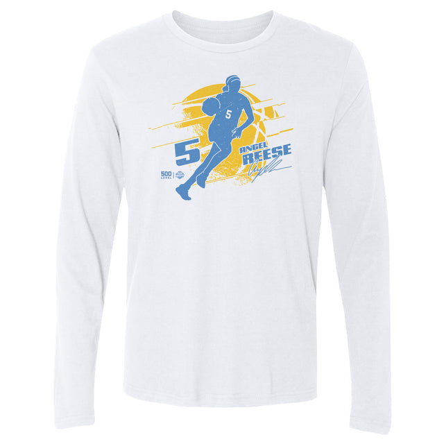 Angel Reese Men's Long Sleeve T-Shirt | 500 LEVEL
