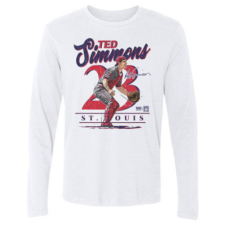Ted Simmons Men's Long Sleeve T-Shirt | 500 LEVEL