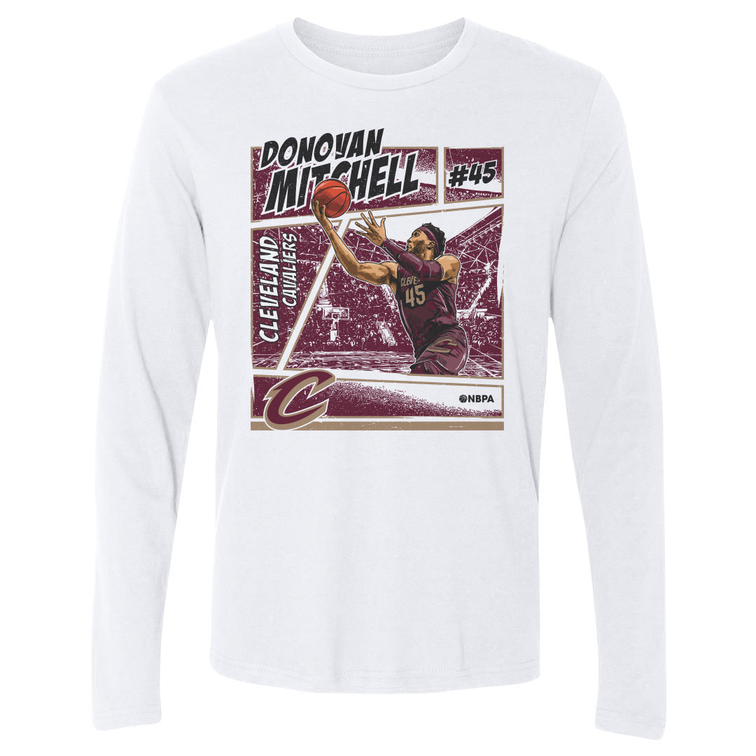 Donovan Mitchell Men's Long Sleeve T-Shirt | 500 LEVEL