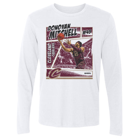 Donovan Mitchell Men's Long Sleeve T-Shirt | 500 LEVEL
