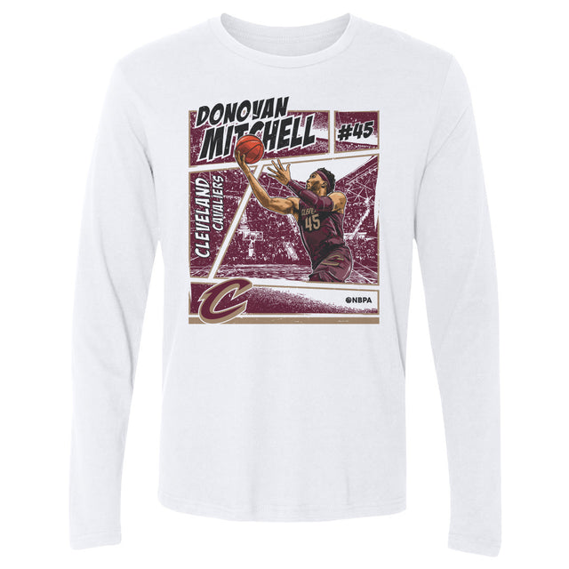 Donovan Mitchell Men's Long Sleeve T-Shirt | 500 LEVEL
