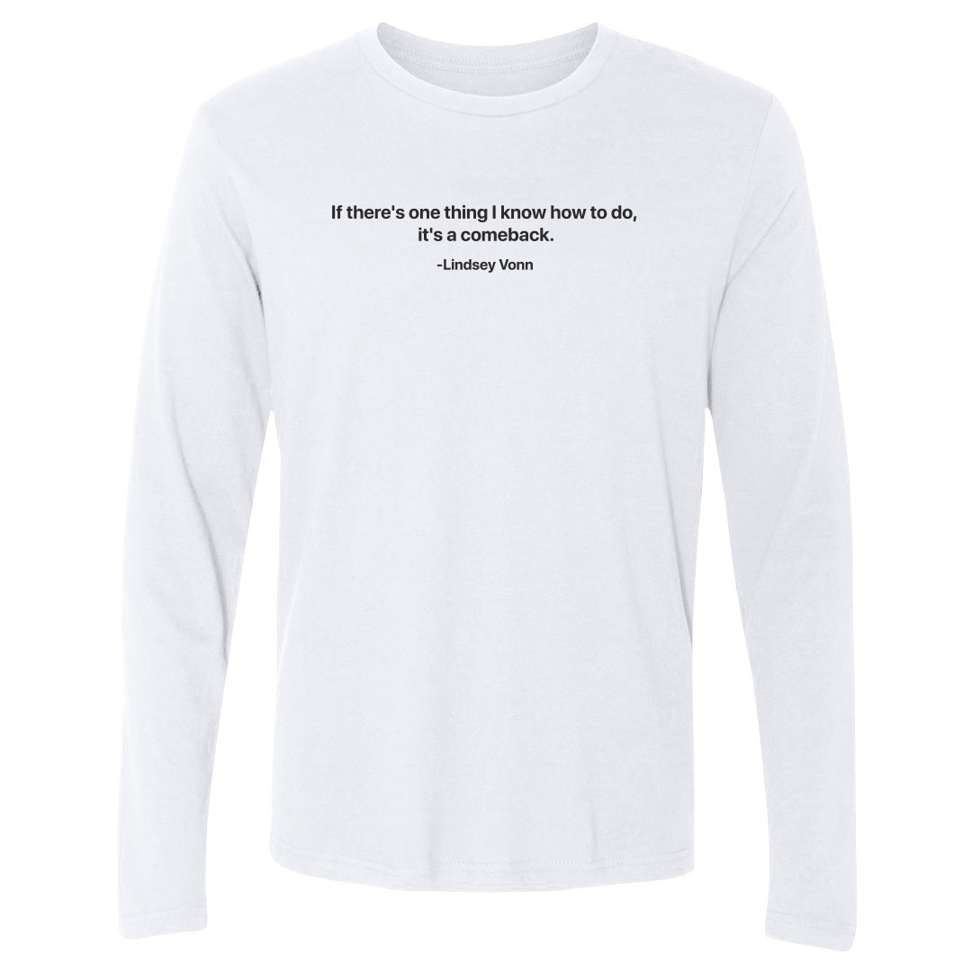 Lindsey Vonn Men's Long Sleeve T-Shirt | 500 LEVEL